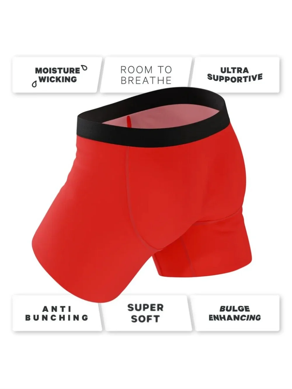 Shinesty The Picante - Chili Pepper Ball Hammock® Pouch Underwear w/ Fly- 2X